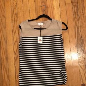 NWT Calvin Klein Striped Blouse